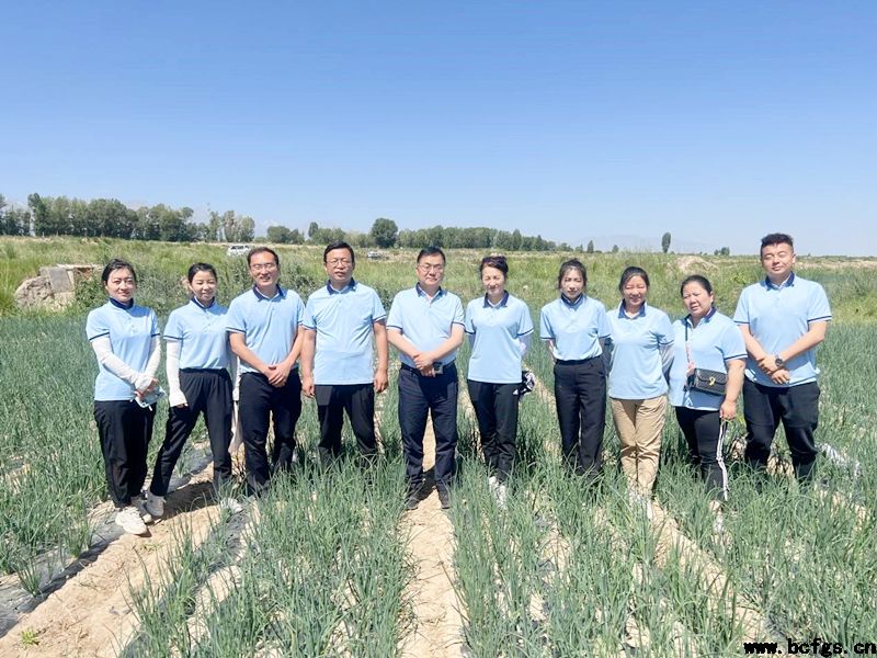 领导班子下沉种植基地查看原料种植情况